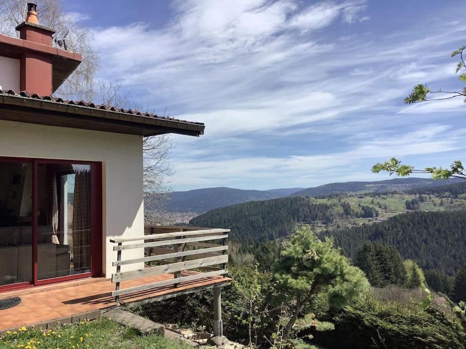 Maison D'Altitude Avec Vue Panoramique A Gérardmer Exteriör bild