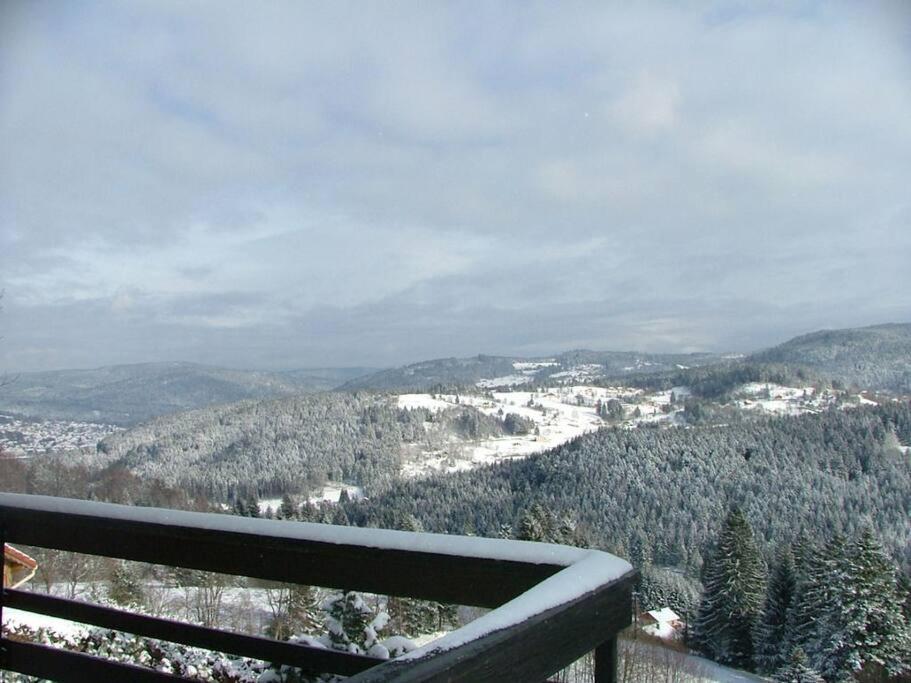 Maison D'Altitude Avec Vue Panoramique A Gérardmer Exteriör bild