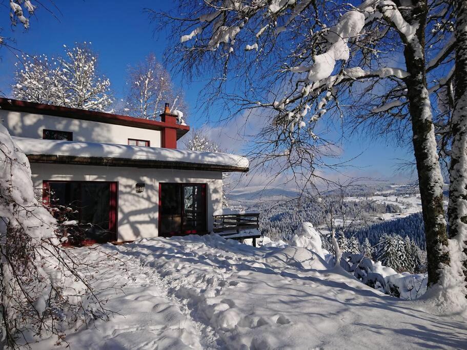 Maison D'Altitude Avec Vue Panoramique A Gérardmer Exteriör bild