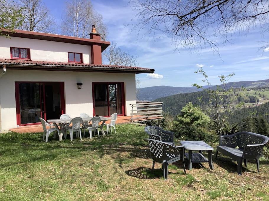Maison D'Altitude Avec Vue Panoramique A Gérardmer Exteriör bild