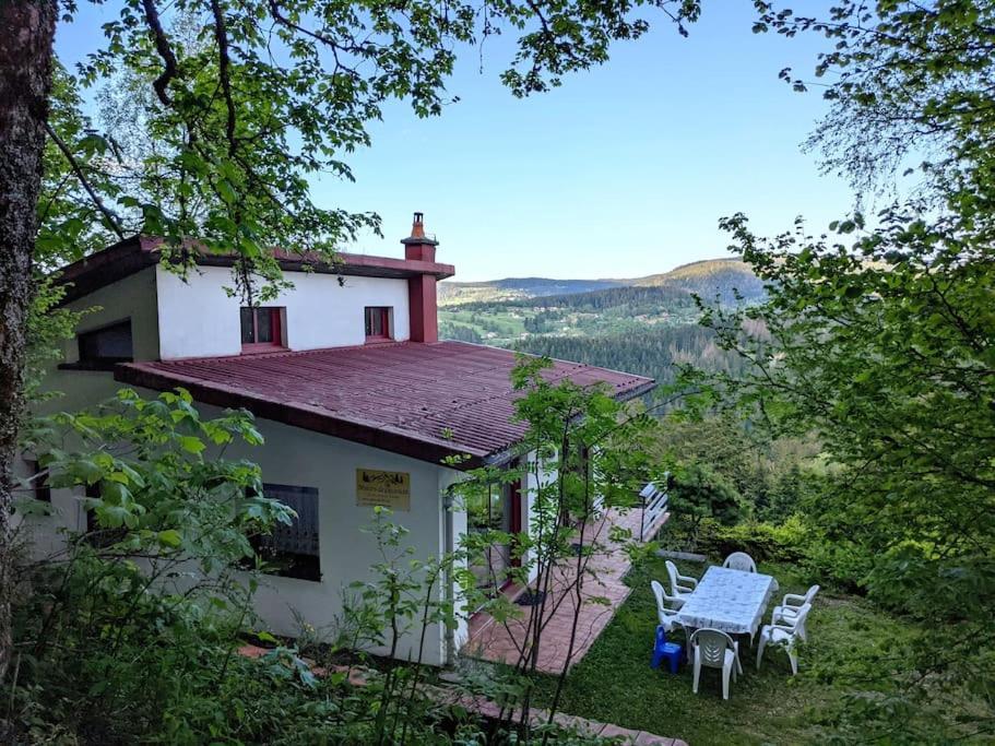 Maison D'Altitude Avec Vue Panoramique A Gérardmer Exteriör bild