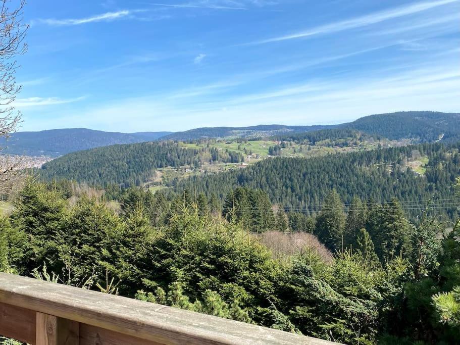 Maison D'Altitude Avec Vue Panoramique A Gérardmer Exteriör bild