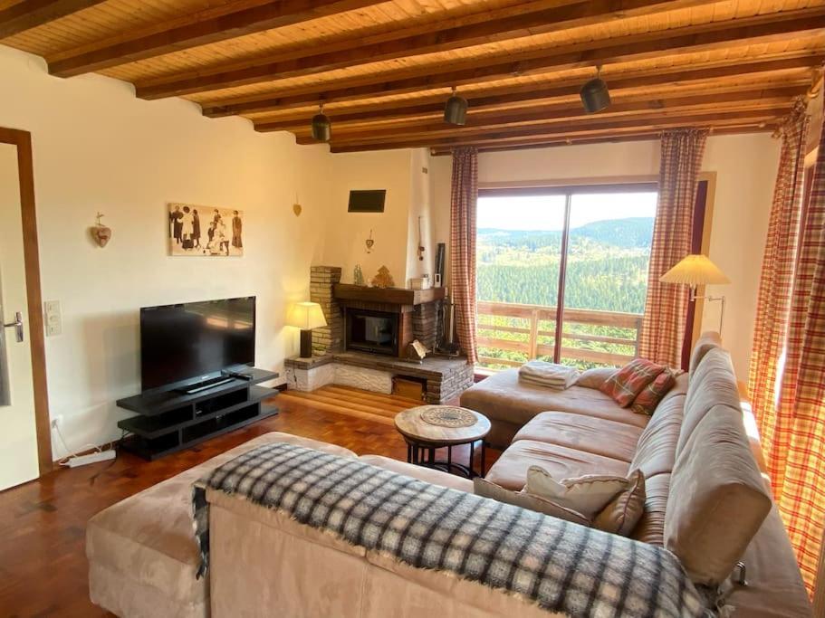 Maison D'Altitude Avec Vue Panoramique A Gérardmer Exteriör bild